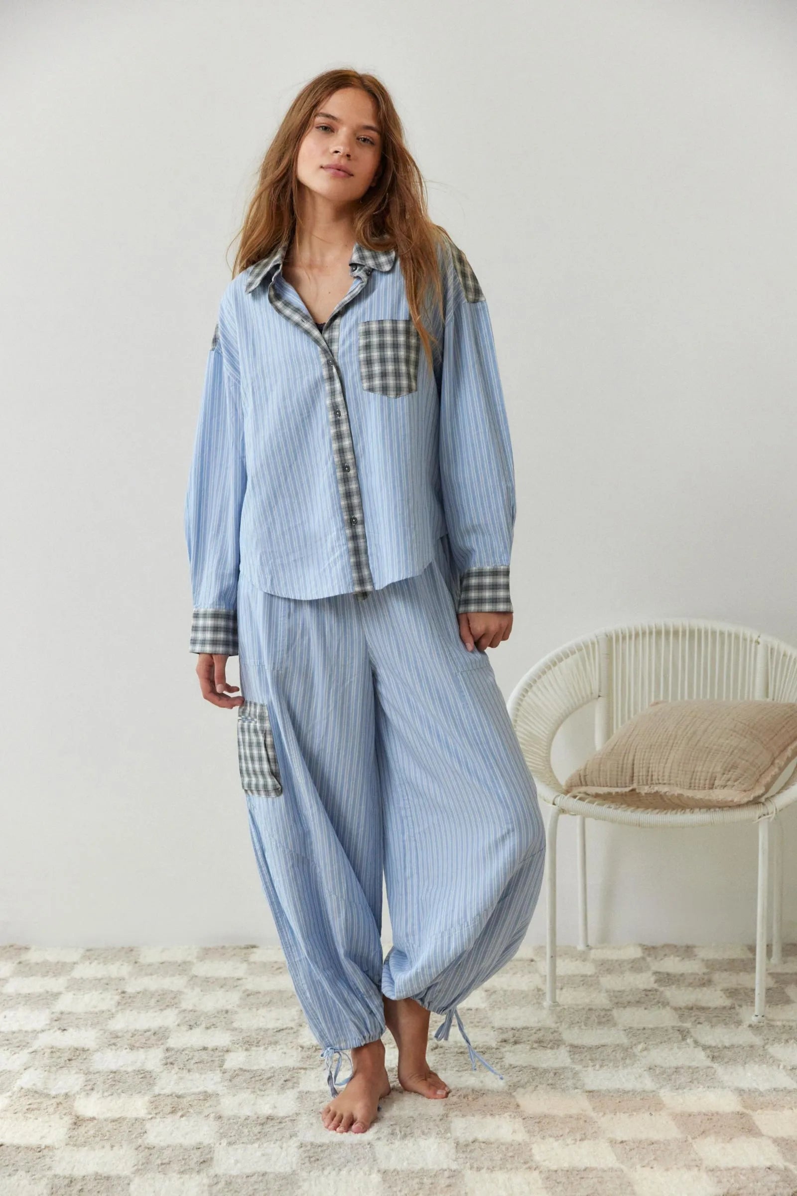 Dames Pyjama Fleece Comfortabel Warme Nachtkleding 4