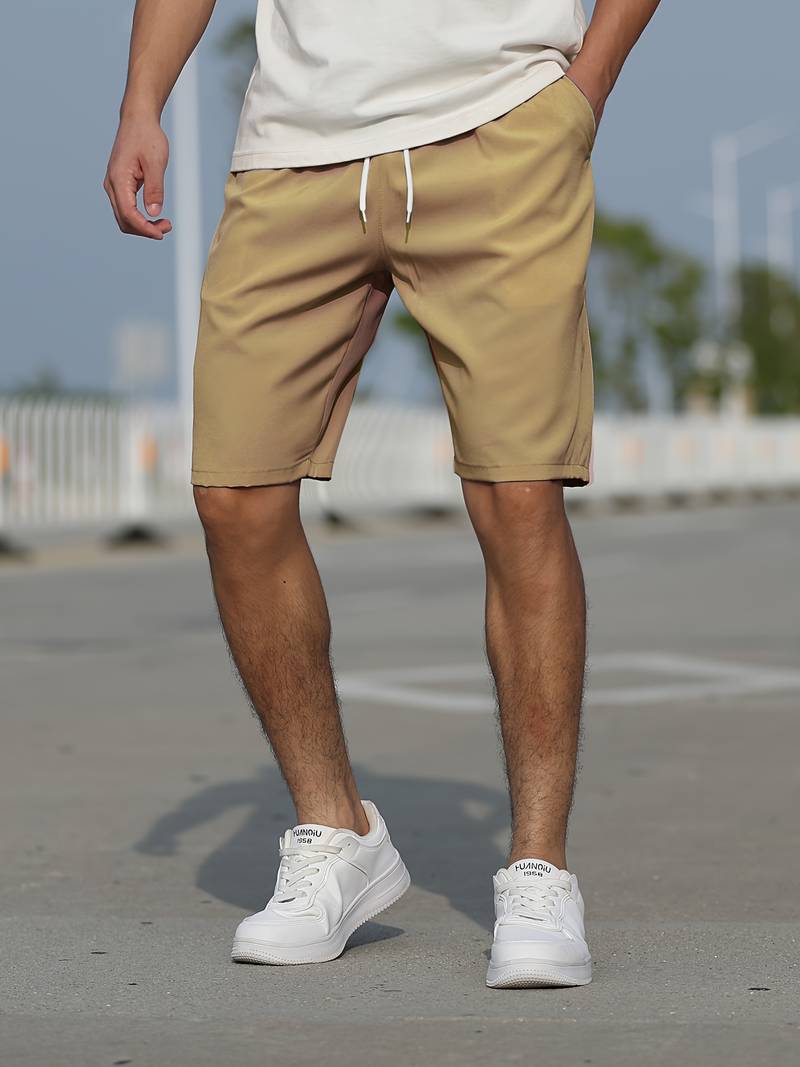Variant image for Heren Korte Broek Ademend Katoen Casual met Koordsluiting-29