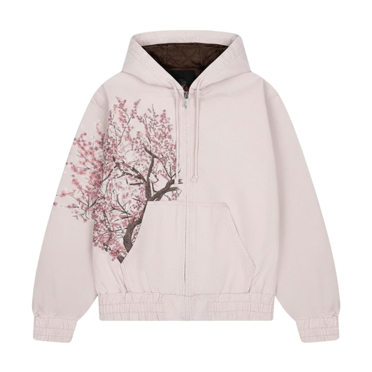 Dames Hoodie Met Kersenbloesemprint Casual