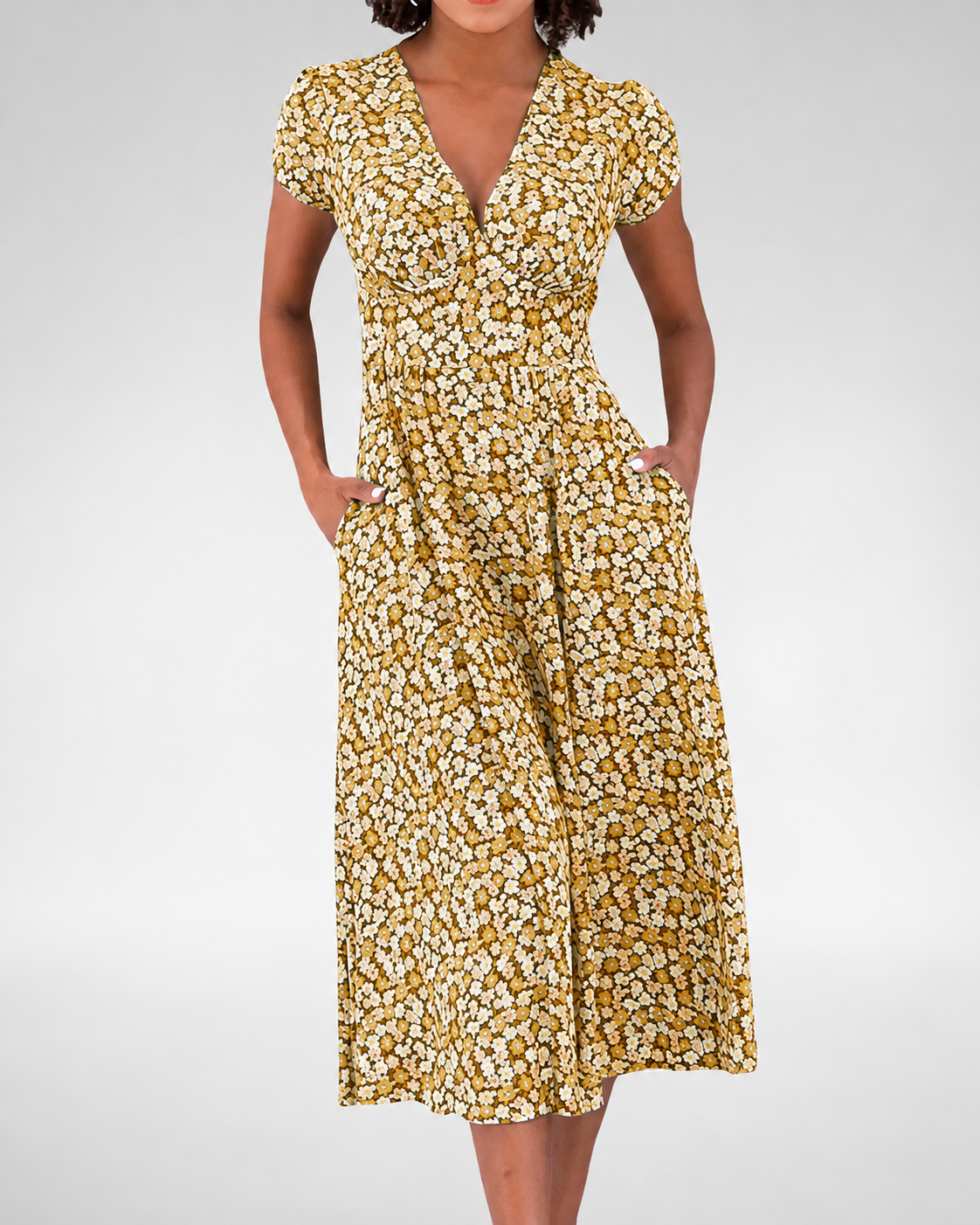 Dames Jurk Bloemenprint Zomerstijl