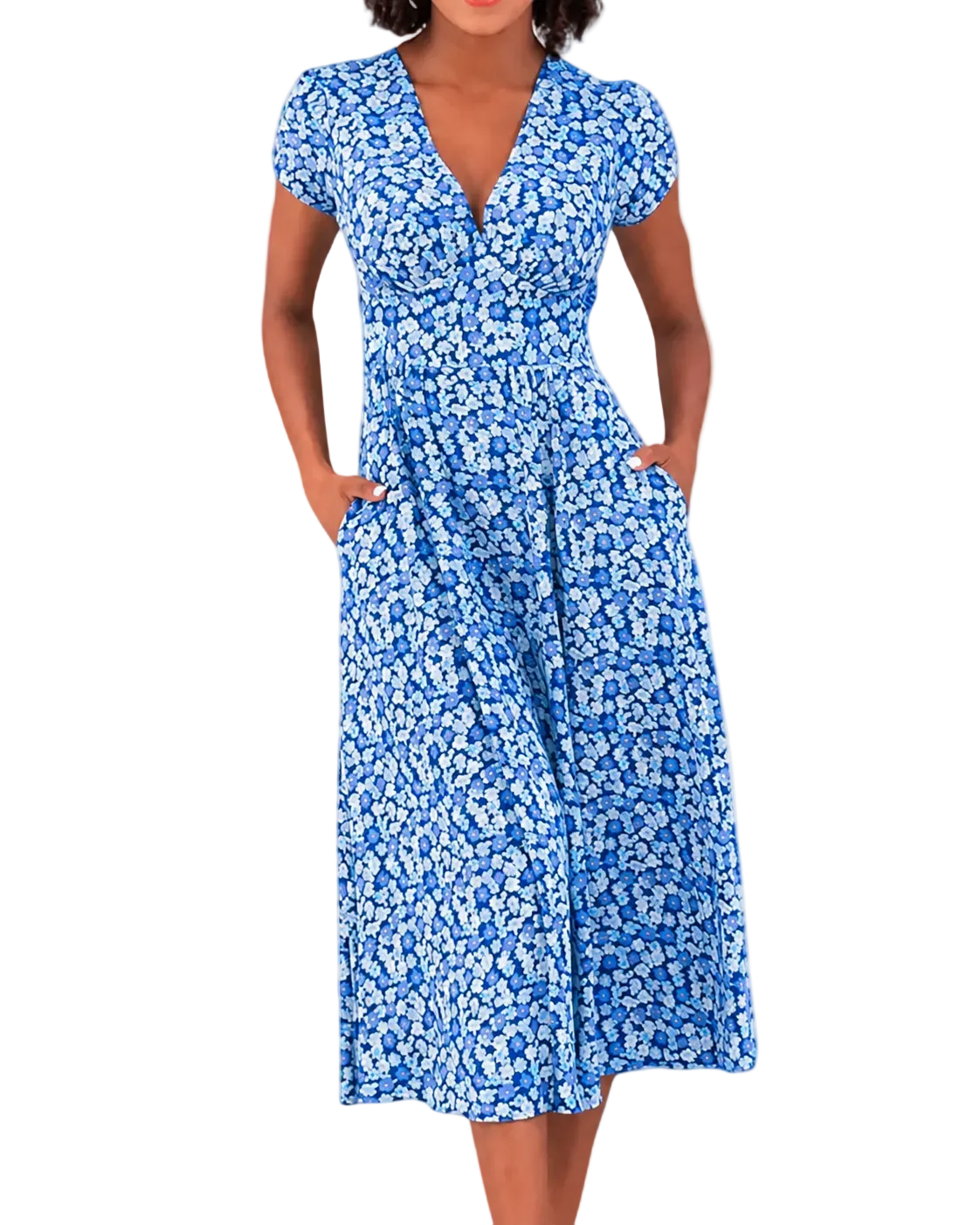 Dames Jurk Bloemenprint Zomerstijl