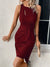 Dames Mouwloze Jurk Elegante Stijl Hoogwaardige Stof-5