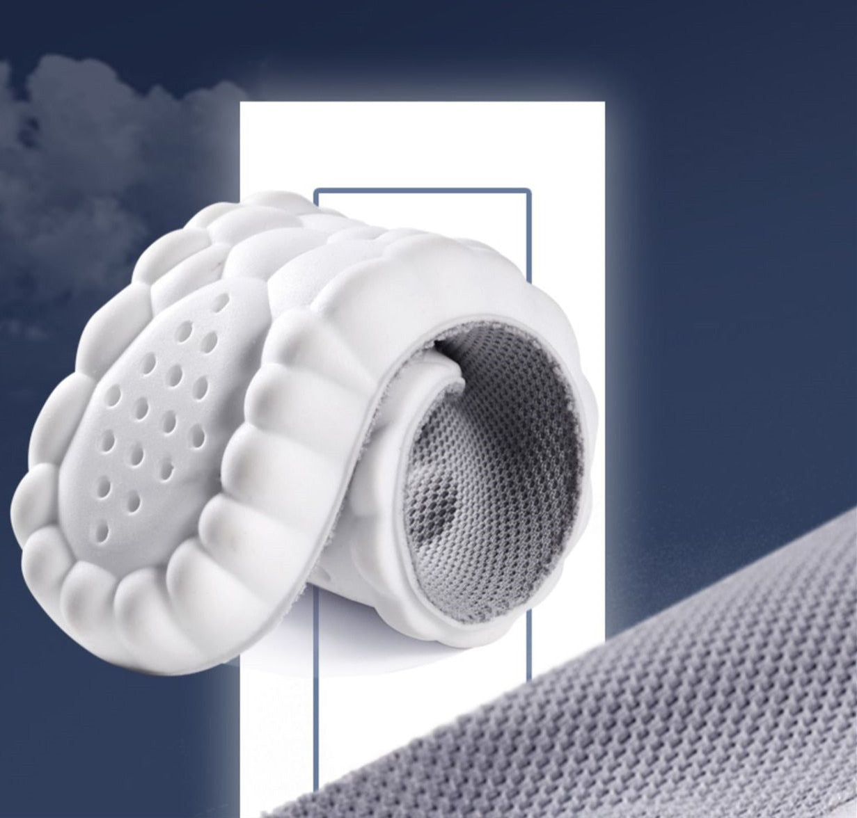 Ultrazachte voetbooginzetstukken