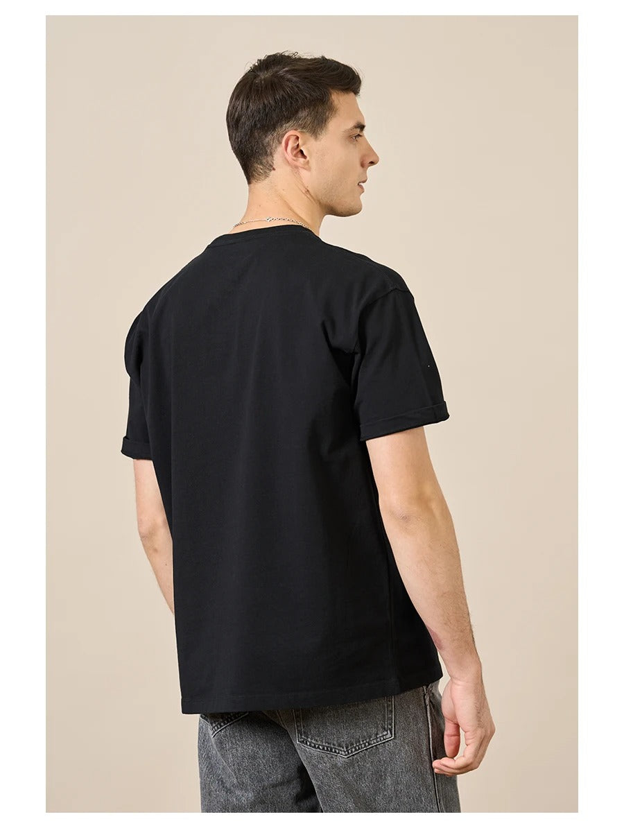 Katoenen heren-T-shirt van hoge kwaliteit