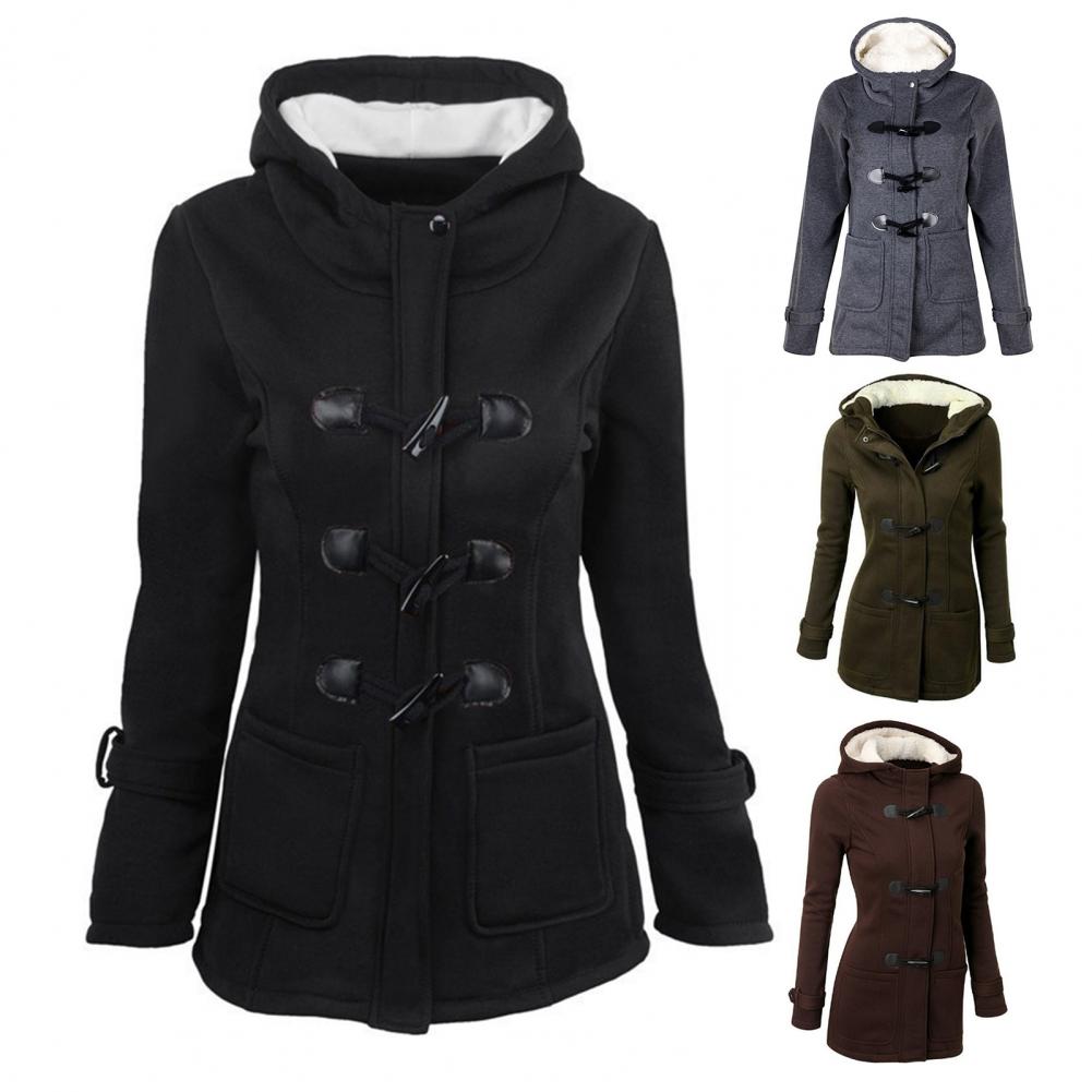 Dames Casual Winter Knoop Hoodie