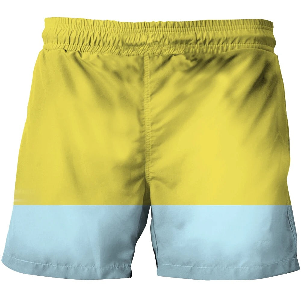 Heren 3D Patroon Shorts
