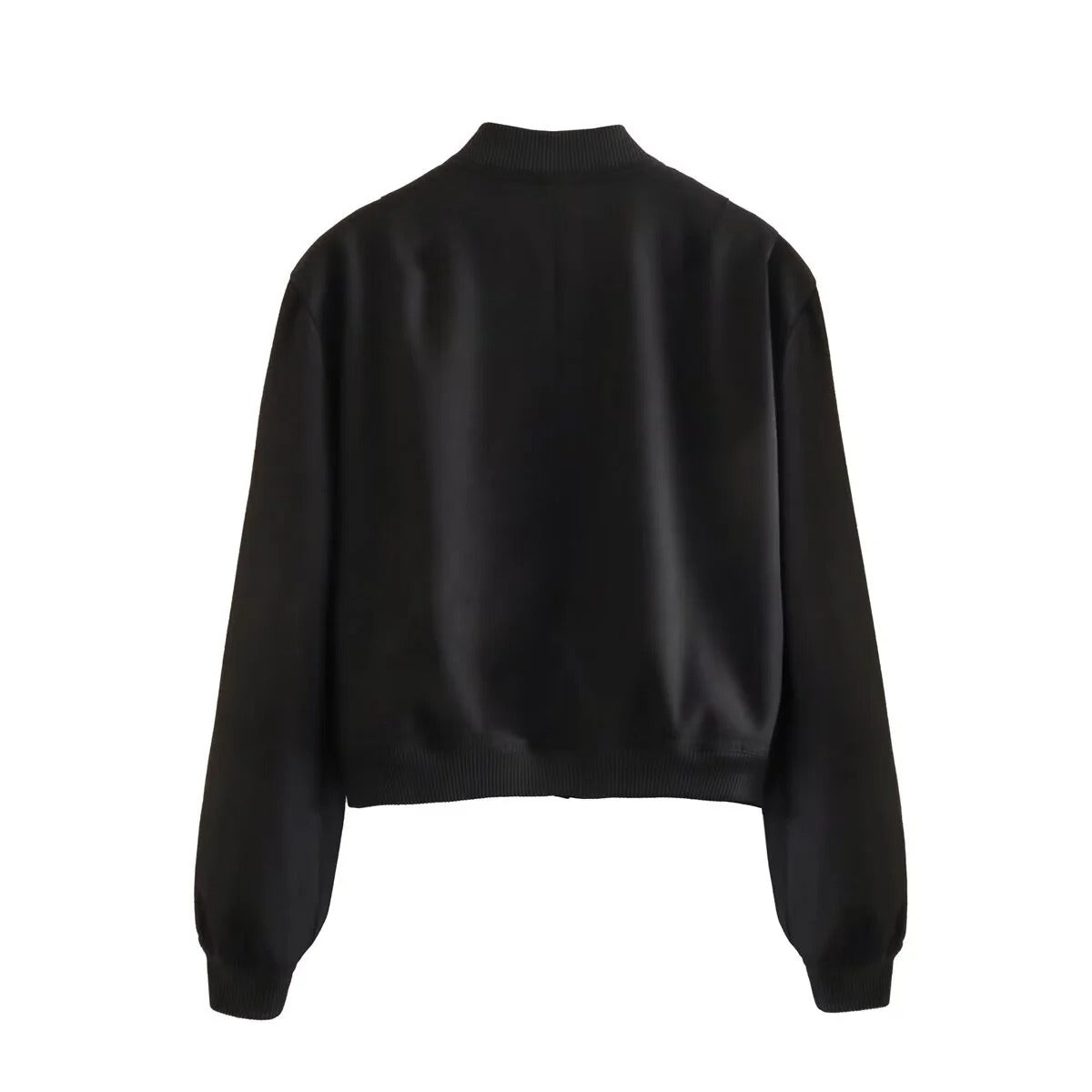 Cropped bomberjack voor dames