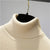 Damessweater met coltrui en fluwelen voering