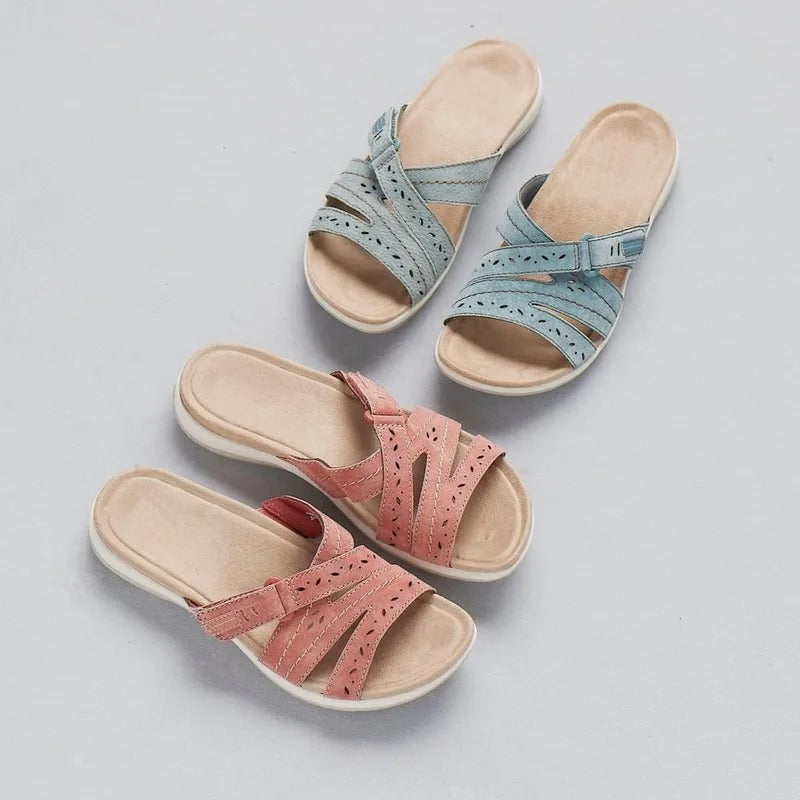 Gesneden Comfort Damesslippers