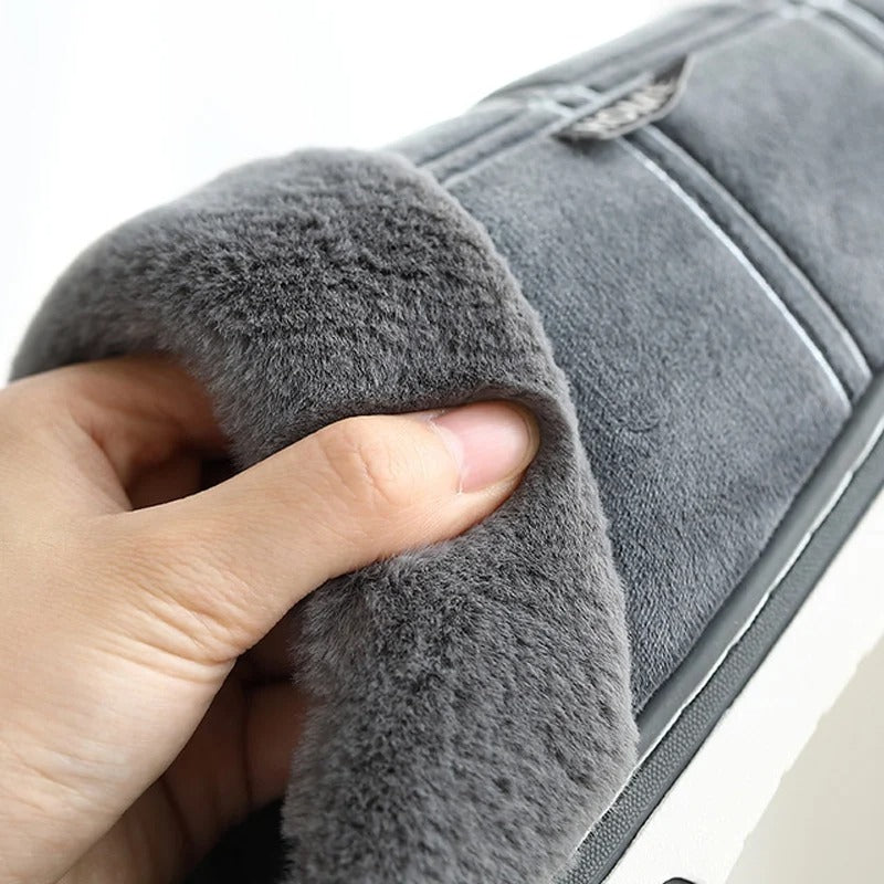 Flock Gestreepte Herenslippers voor Binnen