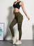 Fitnessbroek met hoge taille voor dames