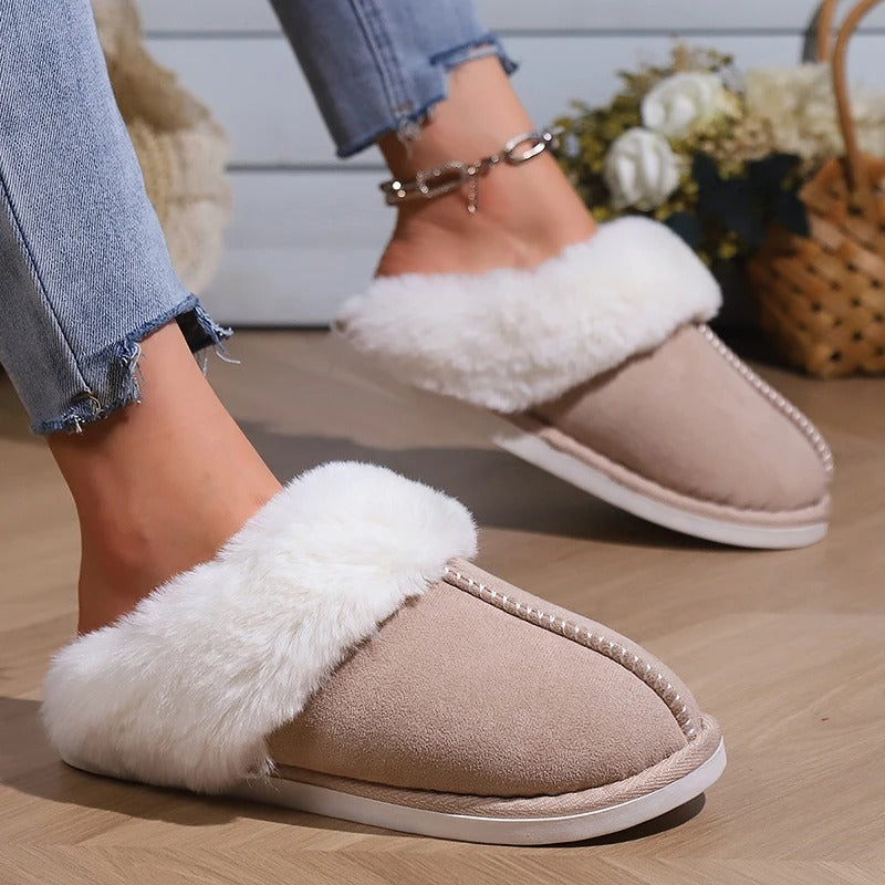 Fluffy warme pantoffels voor vrouwen