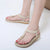 Vrouwen Elastische Enkelband Platte Sandalen