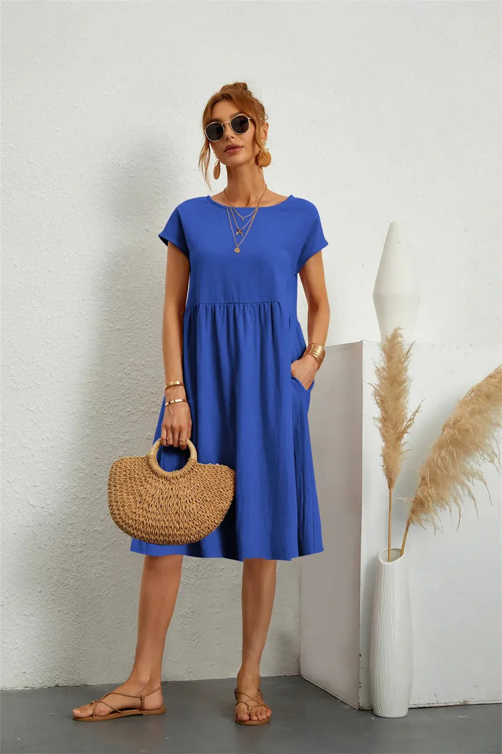 Variant image for Dames Galajurk Elegante Stijl Luxe Materiaal-33