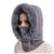 Vrouwen Gebreide Bontmuts Maskerset