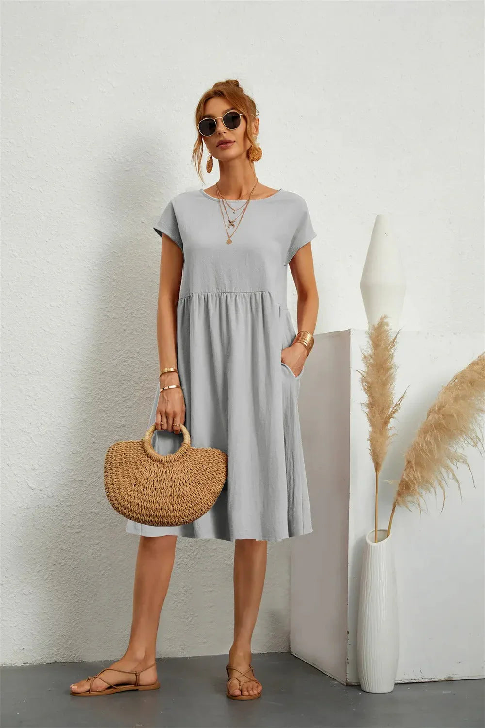 Variant image for Dames Galajurk Elegante Stijl Luxe Materiaal-41