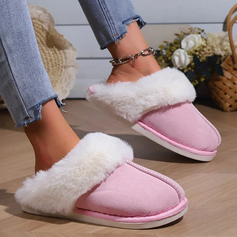 Fluffy warme pantoffels voor vrouwen