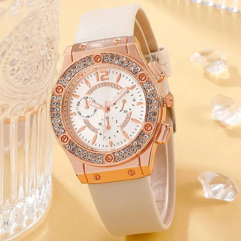 Luxe Strass Horloge (Set van 2 stuks)