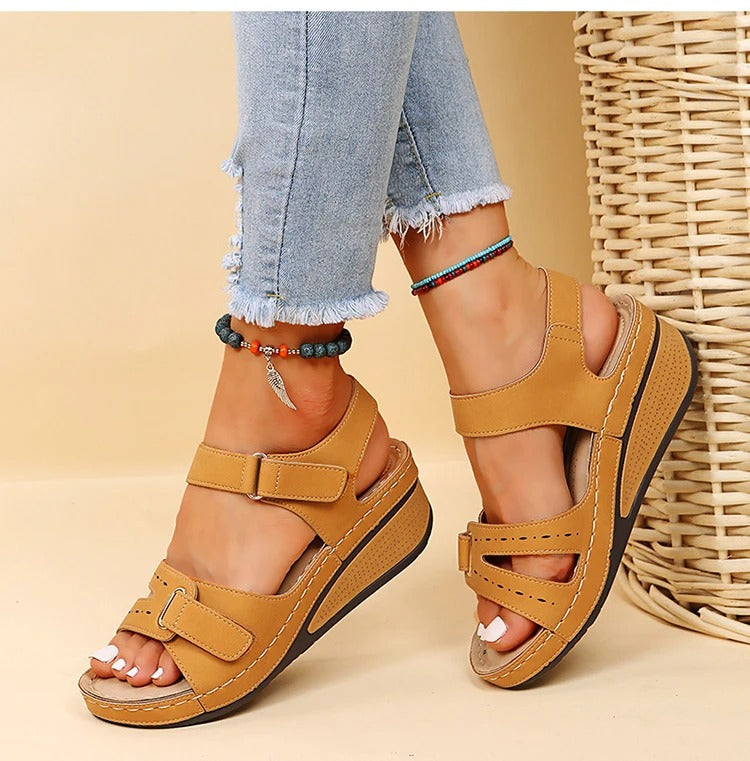 Orthopedische platformsandalen voor dames