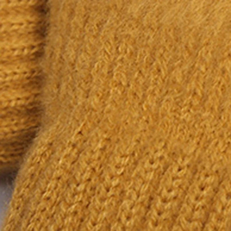 Gebreide winterhandschoenen voor dames