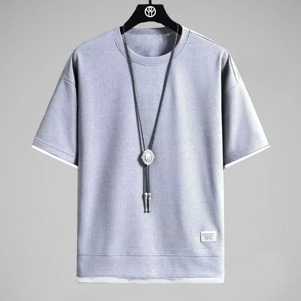 Heren Premium Wafel T-shirt