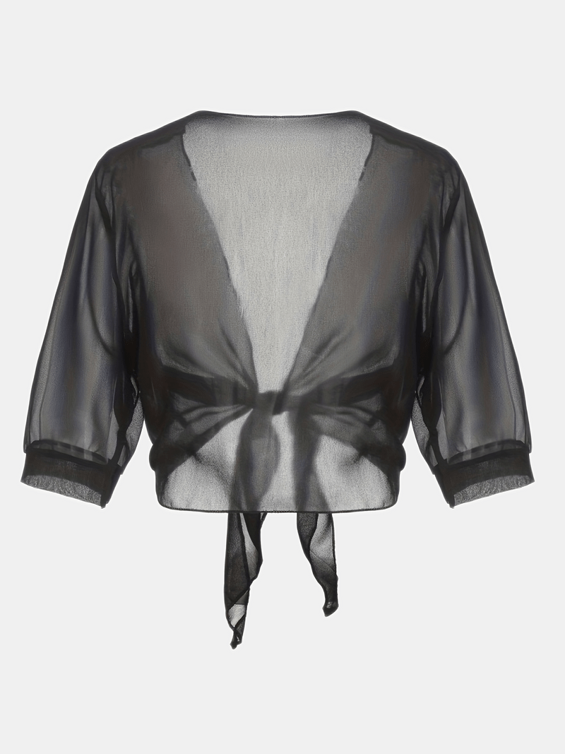 Dames Blouse Lente Open Front 100% Katoen Ademend Casual-6