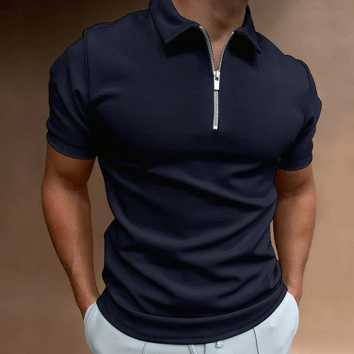 Variant image for Heren Poloshirt Casual Ademend Katoen voor Comfortabele Stijl-13
