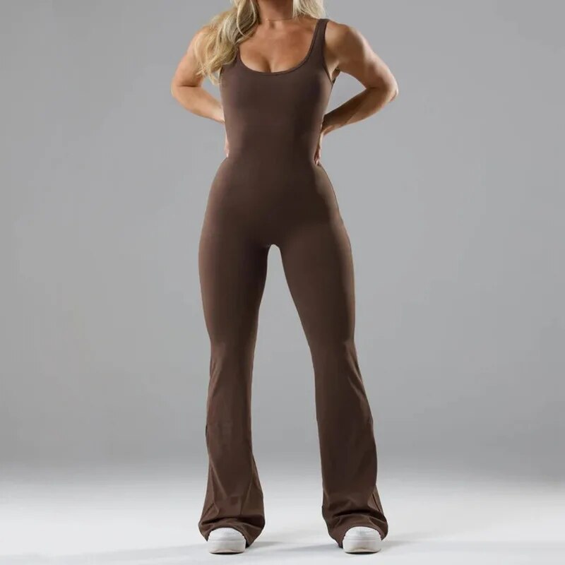 Variant image for Dames Jumpsuit Feestelijk Met Uitlopende Pijpen Polyester-11