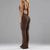 Dames Jumpsuit Feestelijk Met Uitlopende Pijpen Polyester-6