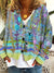 Variant image for Dames Cardigan Retro Stijl Wollflanell-9