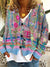 Variant image for Dames Cardigan Retro Stijl Wollflanell-1