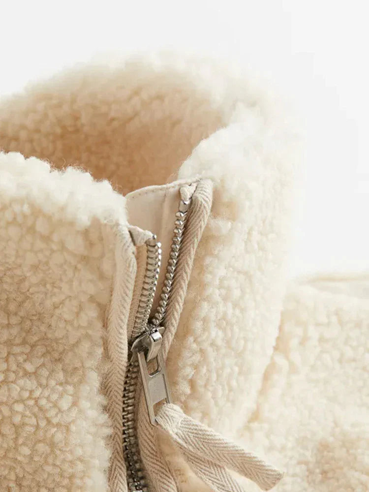 Dames Jas Winter Losse Pasvorm Zacht Ademend Materiaal-5