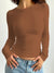 Variant image for Dames T-shirt Lange Mouwen Ronde Hals 100% Katoen Casual Shirt-25