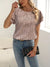 Variant image for Dames Blouse Gegolfde Afwerking Cirkelvormige Halslijn Hoogwaardige Stof-9