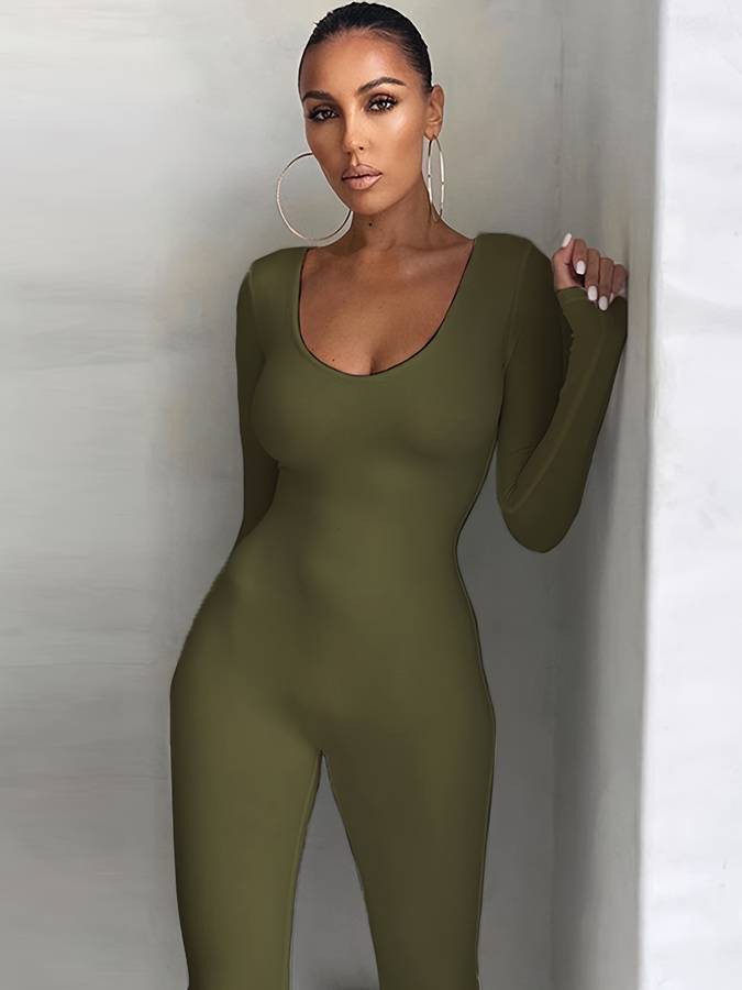 Variant image for Dames Jumpsuit Strak Feestelijk Polyester-17