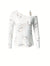 Dames T-Shirt Speelse Hartprint 100% Katoen Casual Tops-3