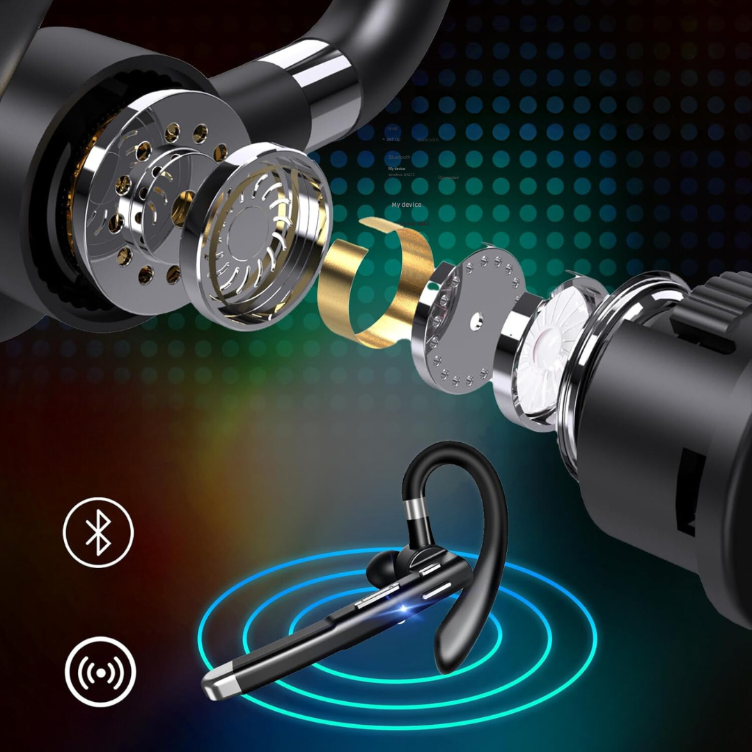 Digitaal display noice cancellation - waterproof sport oortjes