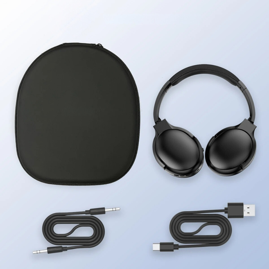 Deep Bass BT 5.3 Hoofdtelefoon met active noice cancellation en microfoon