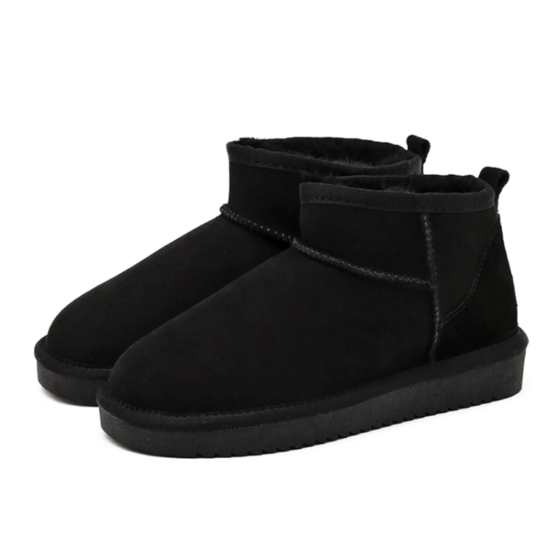 Dames Laarzen Halfhoog Kunstleer Fleece Voering voor Comfortabele Winterlook-2