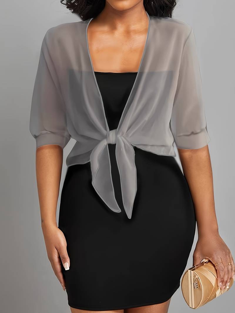 Variant image for Dames Blouse Lente Open Front 100% Katoen Ademend Casual-6