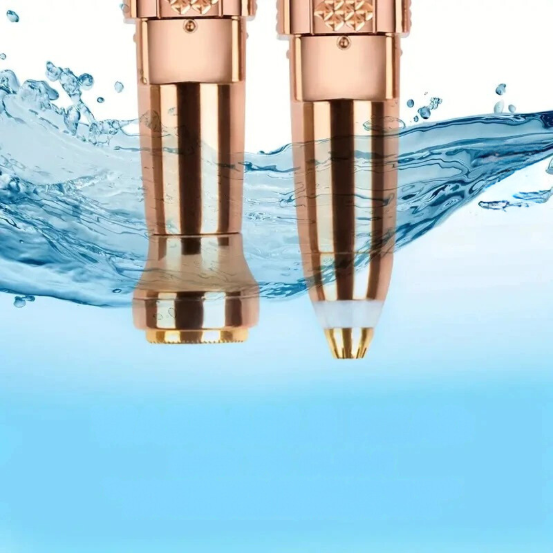 2-in-1 wenkbrauw scheermes en haar scheerapparaat