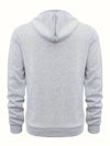 Heren Hoodie Casual Katoen Ontspannen Pasvorm-2