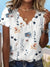 Variant image for Dames Blouse Bloemendruk Lente Losse Pasvorm Zacht Katoen-1