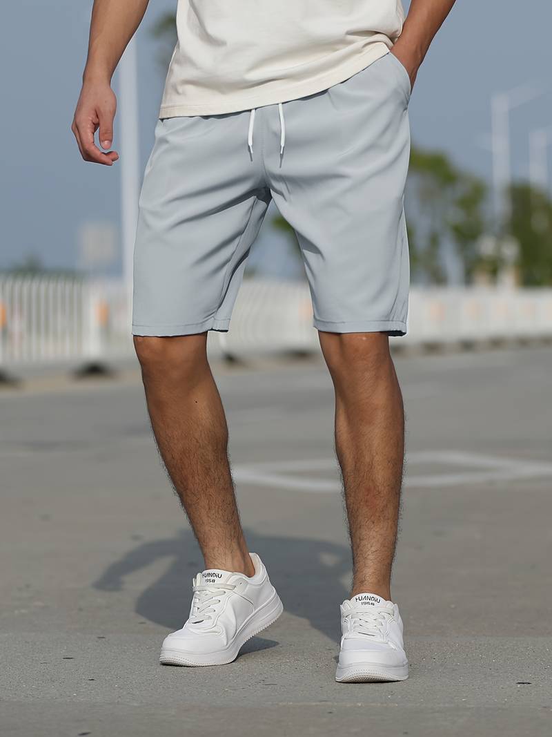 Variant image for Heren Korte Broek Ademend Katoen Casual met Koordsluiting-40