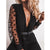 Dames Blouse Elegante Diepe V-hals Vloeiende Snit Hoogwaardige Stof-2