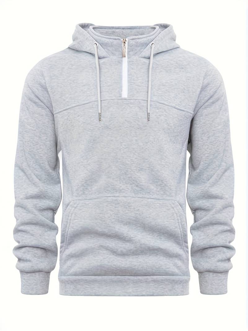 Heren Hoodie Casual Katoen Ontspannen Pasvorm-3
