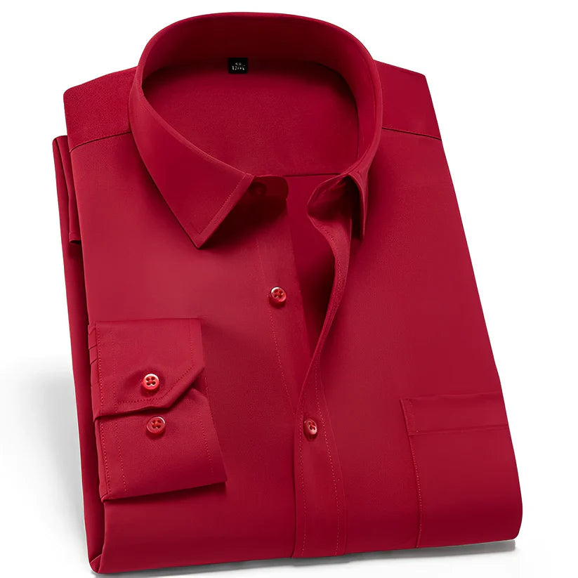 Variant image for Heren Shirt Rimpelvrij Stretchmateriaal Modern Comfort-57
