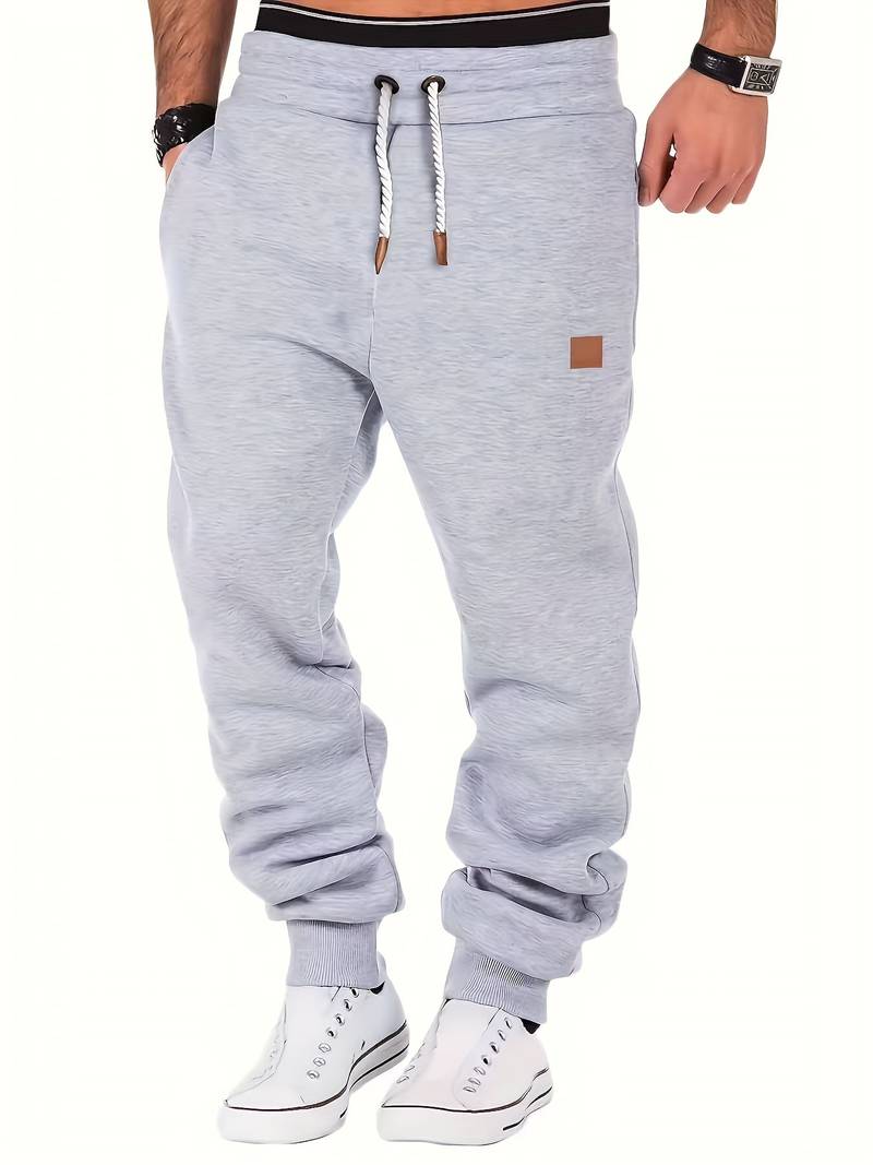 Variant image for Heren Casual Broek Losse Pasvorm Katoen Met Snoertrek-33