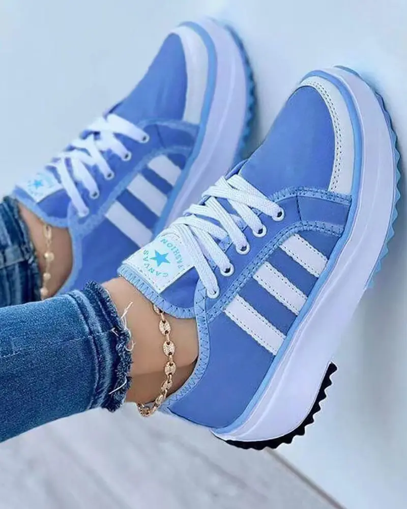 Zwarte Dames Sneakers Ademend Canvas Met Antislip Rubberen Zool 2