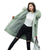 Parka met capuchon voor dames met bontkraag